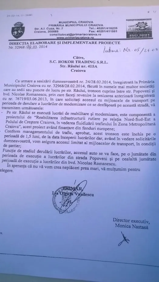Foto Afaceriştii de pe Râului  se revoltă. Din nou