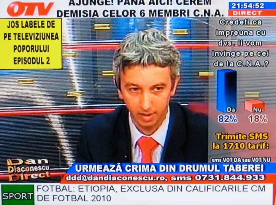 Foto CNA a ridicat licenta OTV. Postul lui Dan Diaconescu nu mai poate emite