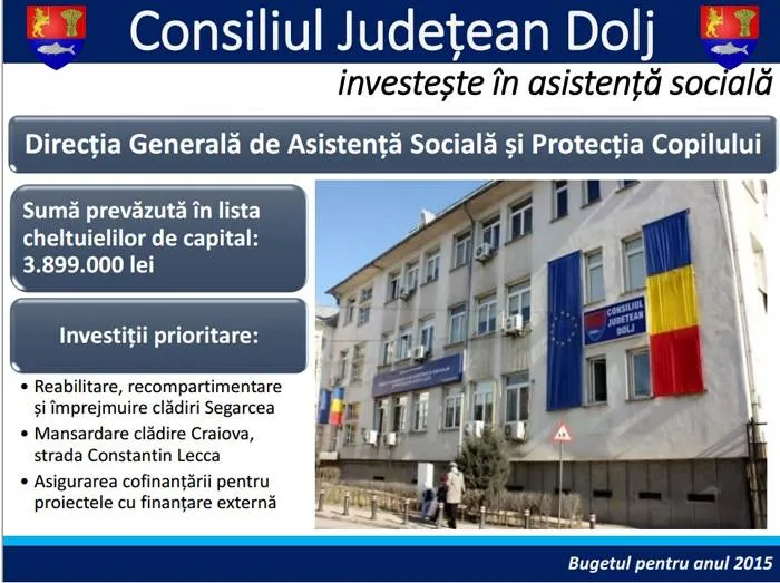 Foto Peste 120 milioane euro – bugetul Doljului în 2015