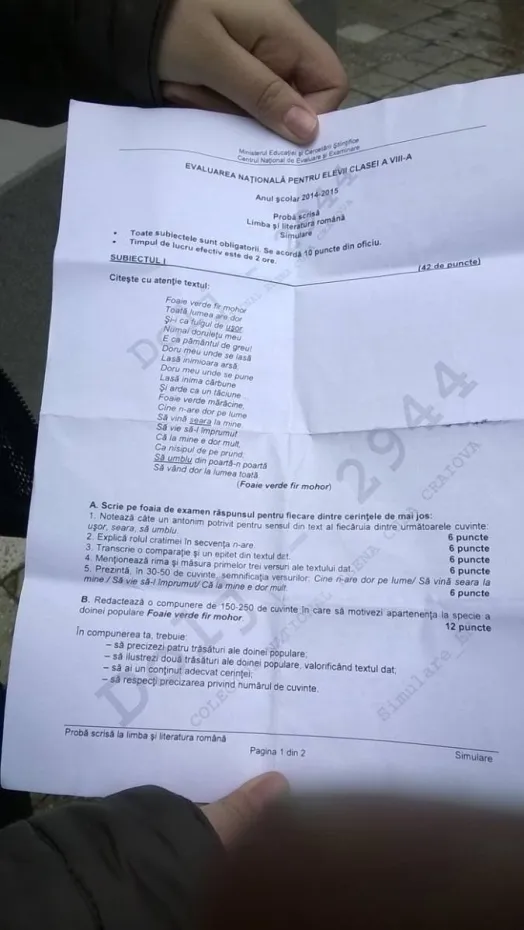 Foto Doină, doină, grea mai eşti