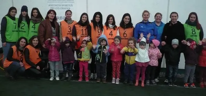 Acţiunile de promovare a sportului întreprinse de Asociaţia PROEFS Craiova şi cadrele didactice ale facultăţii de sport au început cu copiii Grădiniţei Piticot 