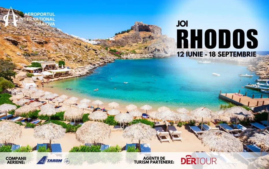 Foto Noi destinații de vacanță de pe Aeroportul Internațional Craiova