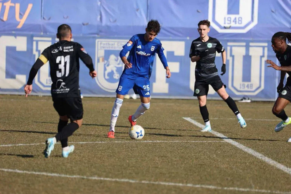 Foto FCU a distrus Concordia Chiajna, scor 6-3. Cum a arătat echipa oltenilor în a doua repriză