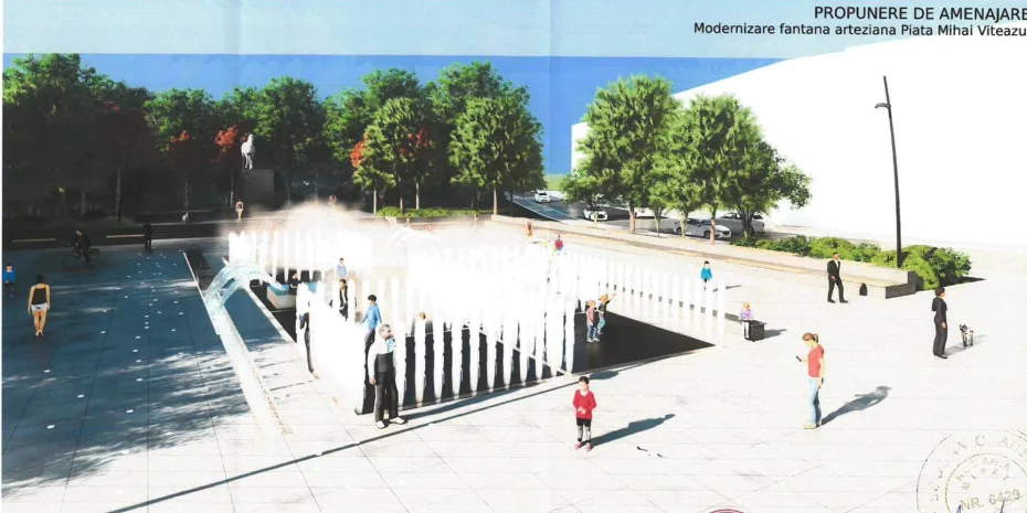 Foto Regenerare urbană în centrul orașului: A fost semnat contractul pentru proiectul Pieței Mihai Viteazul din Craiova 