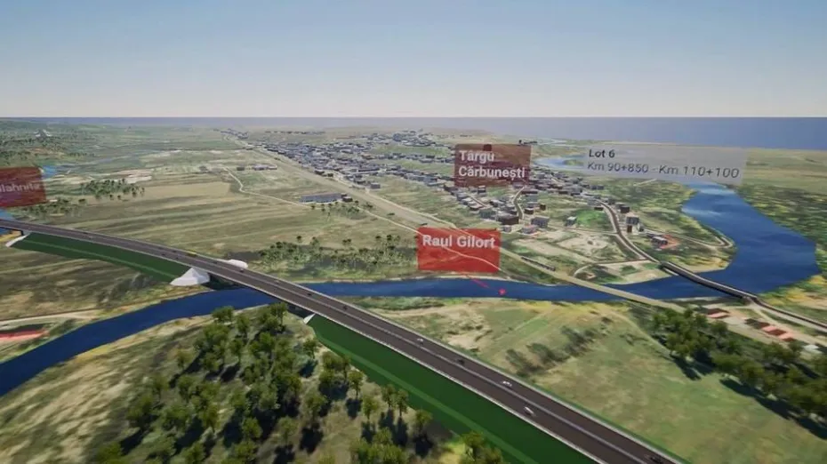 Foto Companii din România, Turcia și Ucraina vor să construiască Lotul 6 din Drumul Expres Craiova–Târgu Jiu