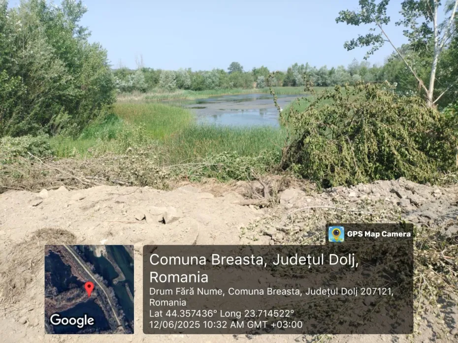 Foto Lucrări neautorizate în zona Sohodol și Dolj, sancționate conform Legii Apelor