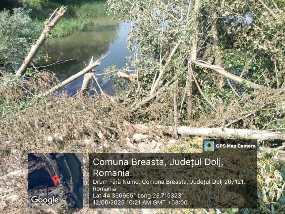 Foto Lucrări neautorizate în zona Sohodol și Dolj, sancționate conform Legii Apelor