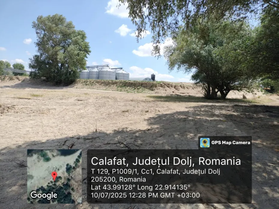 Foto 75.000 lei amendă pentru lucrări ilegale pe Dunăre, la Calafat