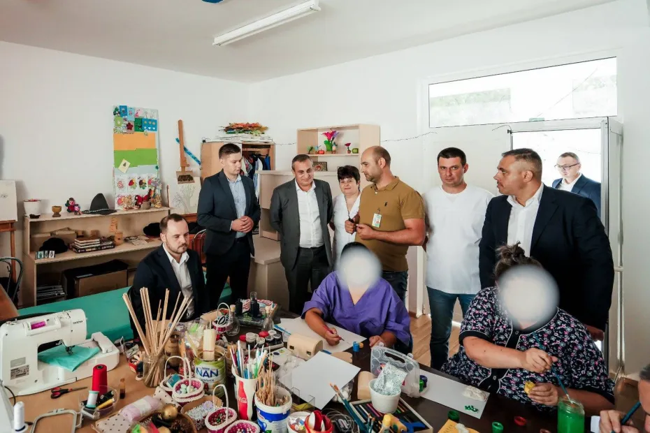 Foto OLT: Prima secție de adicții din țară și secție de gerontopsihiatrie, inaugurate la Schitu Greci