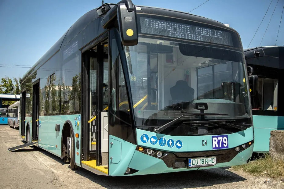 Foto CRAIOVA: Autobuze electrice KARSAN, zero emisii și silențioase, pe toate traseele