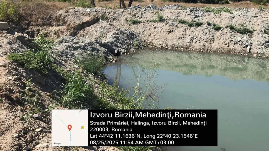 Foto Lucrări ilegale pe râul Topolnița, descoperite de Garda de Mediu Mehedinți