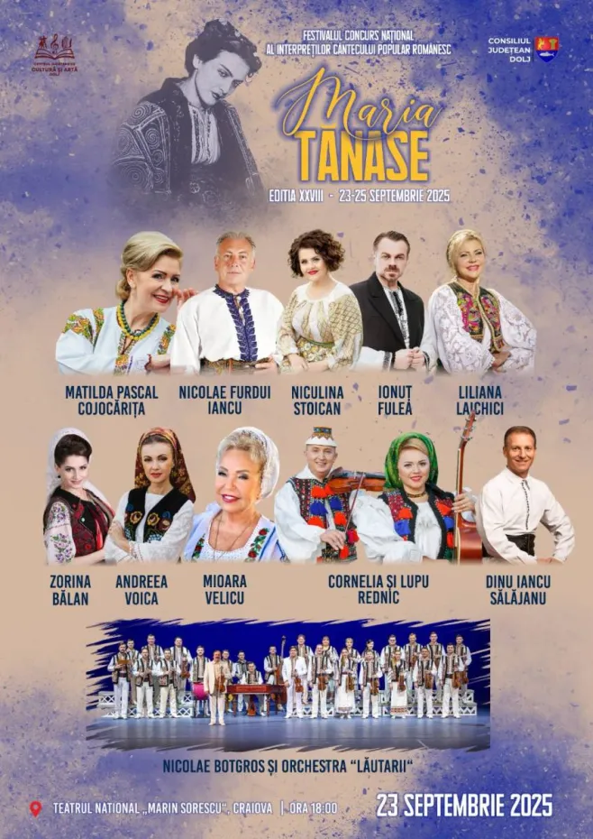 Foto Biletele pentru Festivalul „Maria Tănase” 2025, disponibile la vânzare