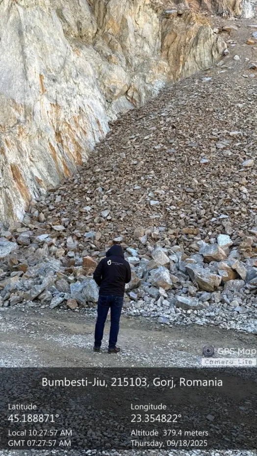 Foto Sancțiune de 35.000 lei pentru poluarea râului Porcu, în zona carierei Pleșa