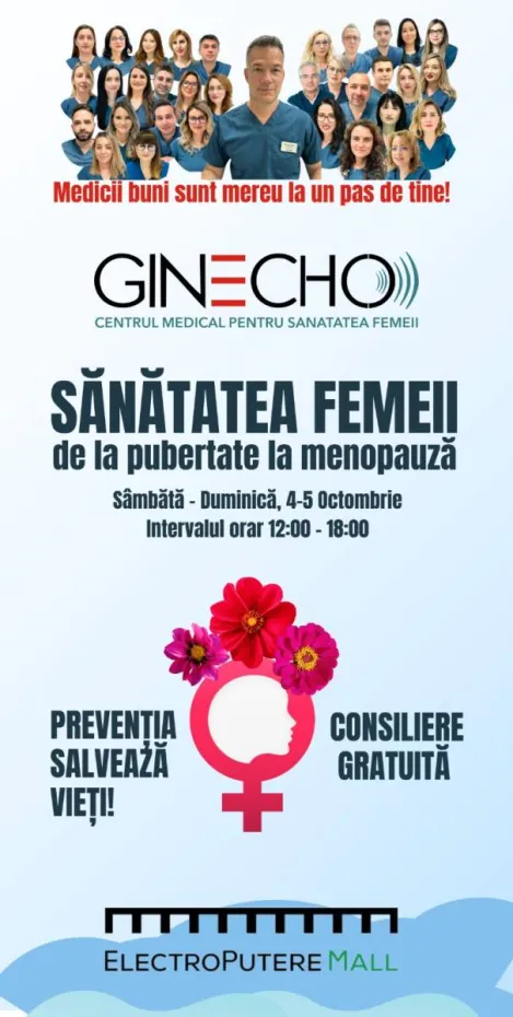 Foto Dialog deschis despre sănătatea femeii: Eveniment gratuit la mall 