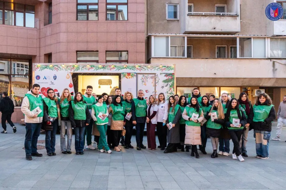 Foto Caravana „Cântarul Sănătății” la Târgul de Crăciun Craiova 
