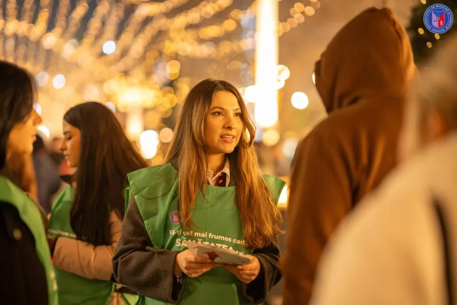 Foto Caravana „Cântarul Sănătății” la Târgul de Crăciun Craiova 