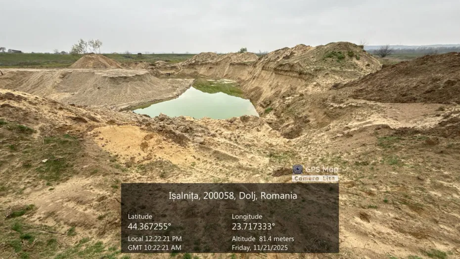 Foto Dosar penal după exploatări ilegale pe râul Jiu, în zona Ișalnița
