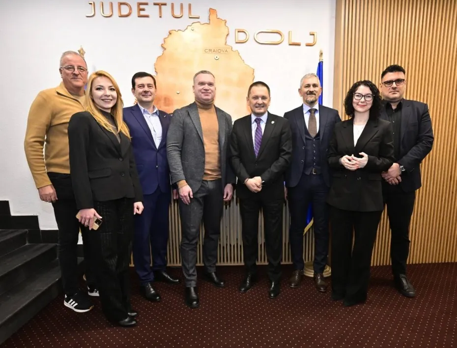 Foto Delegație din Ucraina, în vizită la Craiova
