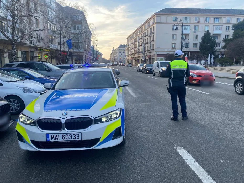 Foto Poliția Rutieră Dolj, controale în Craiova pentru siguranța pietonilor