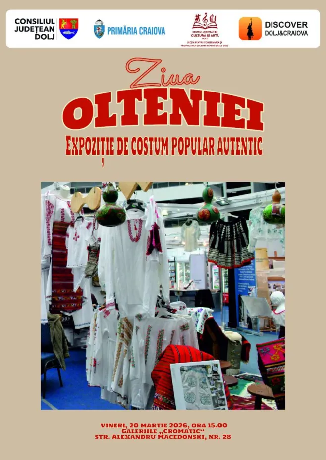 Foto Centrul Județean de Cultură și Artă Dolj aduce portul popular și folclorul în centrul orașului, de „Ziua Olteniei”