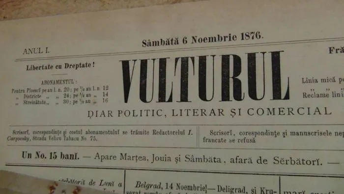 Foto Expoziţie de ziare bulgare la Universitatea din Craiova
