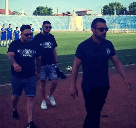 Foto EXCLUSIV. Ciucă, alături de FCU. 