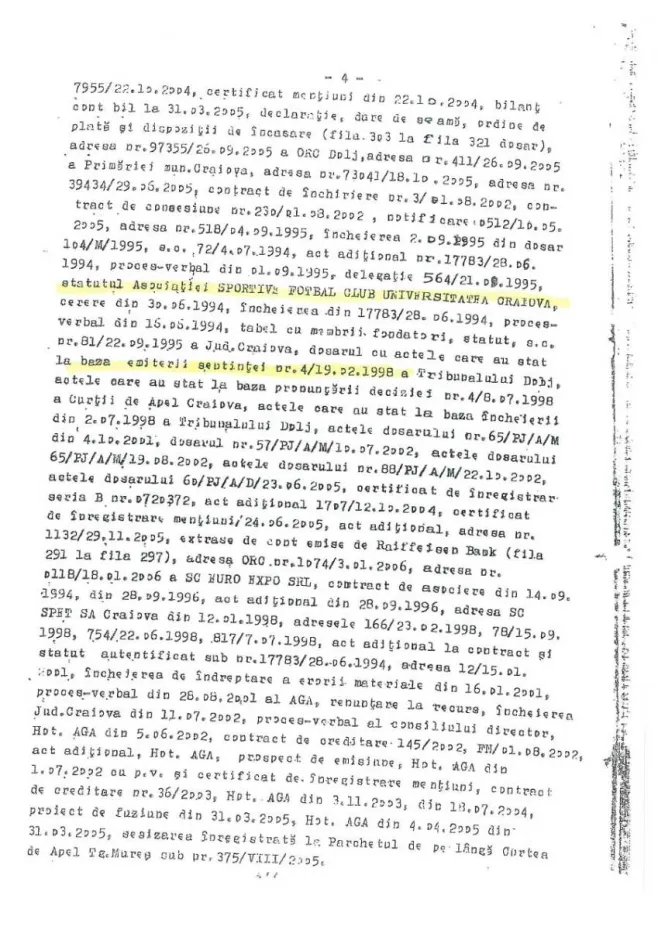Foto Dovada indubitabilă că palmaresul și sigla sunt ale FCU