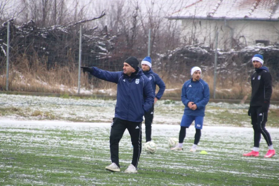 Foto EXCLUSIV. Dorinel Munteanu: „Călin Cristea este un luptător și se va impune la FC Universitatea Craiova!