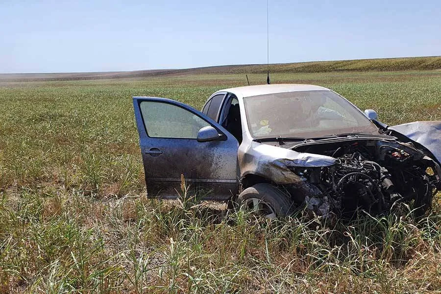 Foto FOTO. Accident între Piatra Olt și Brâncoveni. Un copil de 4 ani a ajuns la spital 