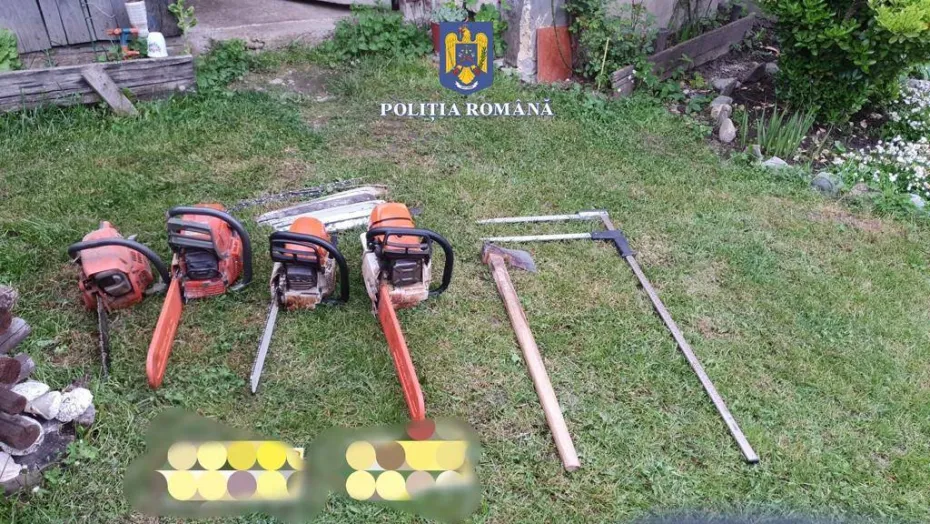 Foto GORJ: Percheziții la Novaci. Hoții de lemne, luați în vizor  