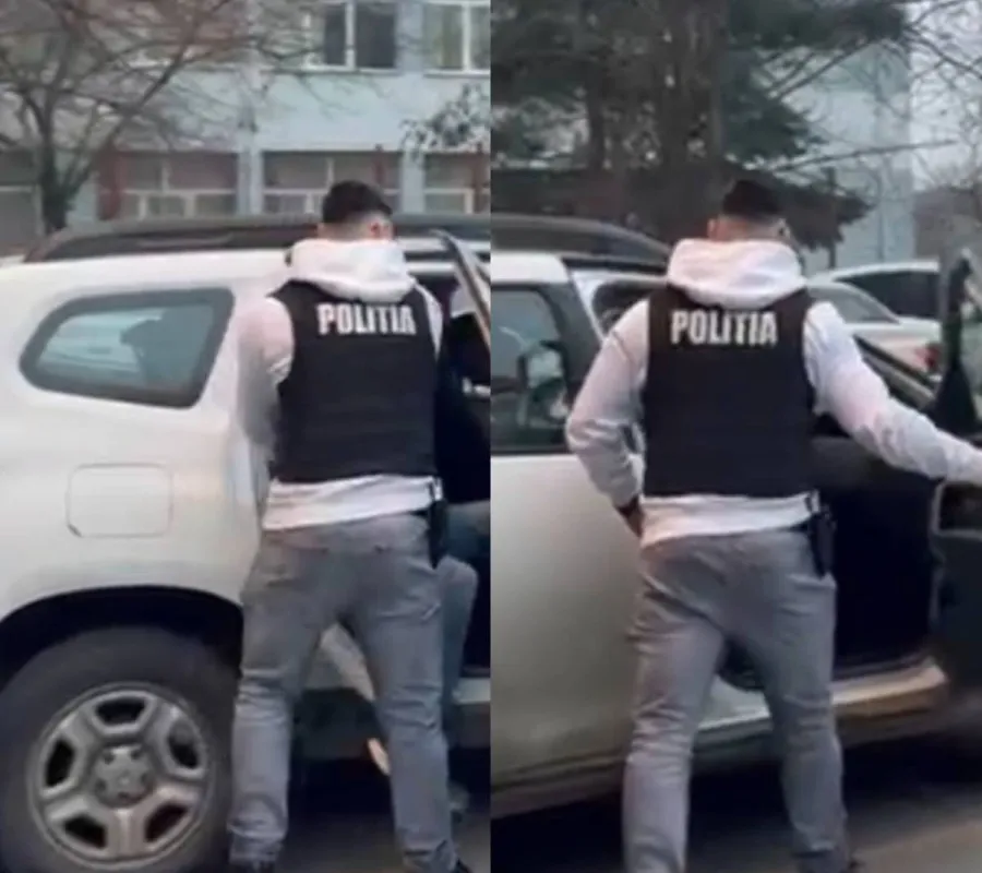 Foto Bărbat reținut după ce a furat combustibil din mai multe mașini parcate în Craiova