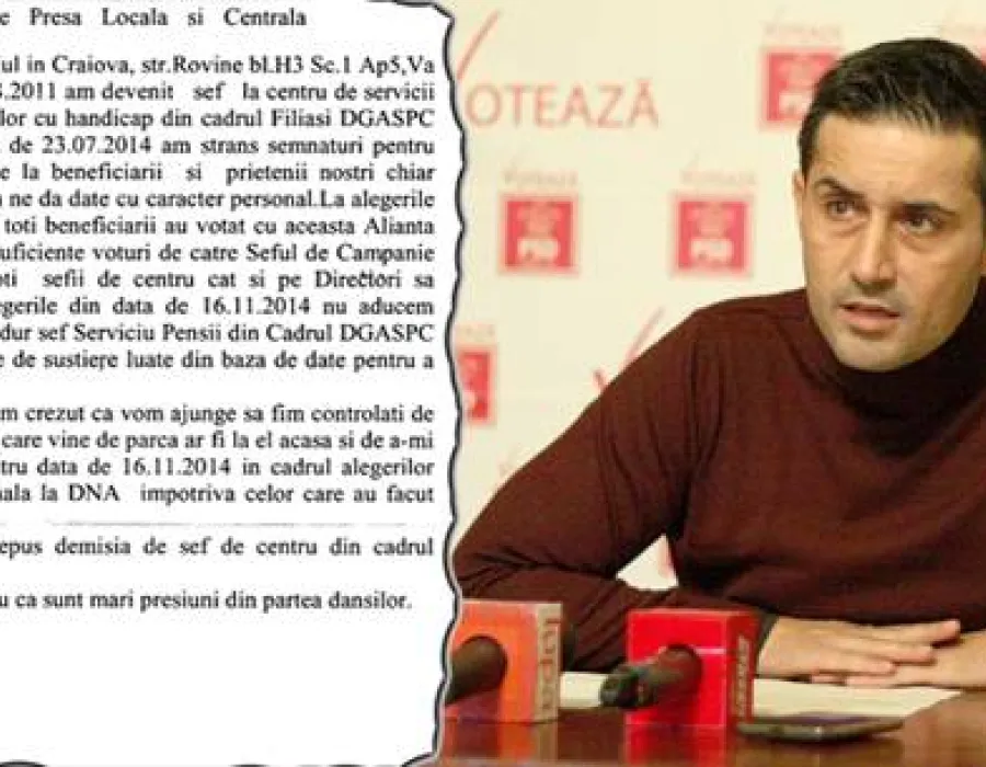 Foto Claudiu Manda: «Ruşine Marian Jean Marinescu!»