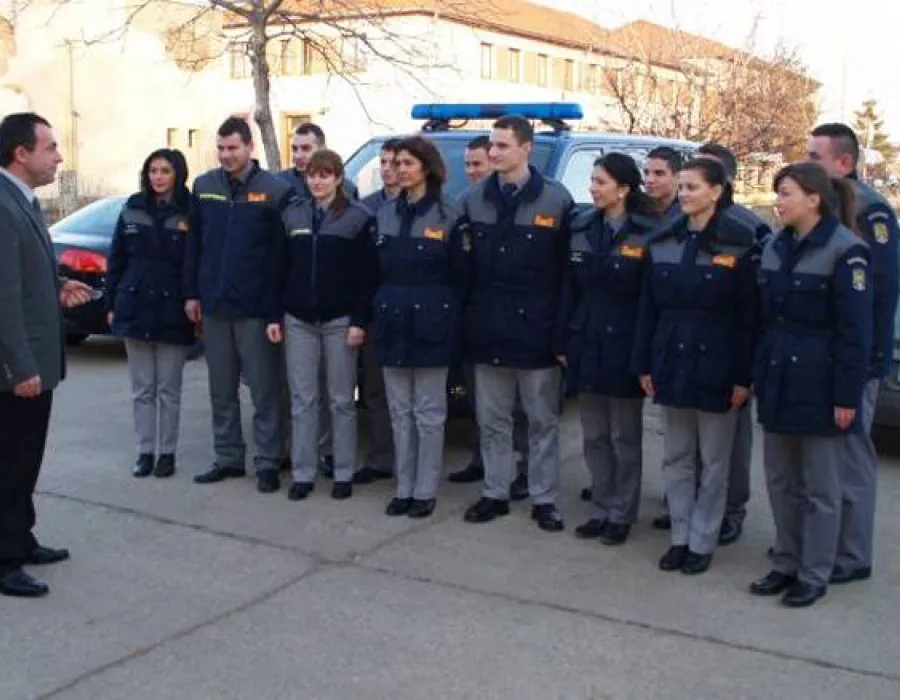 Foto Studenţi bucureşteni în stagiu de practică la Poliţia de Frontieră Mehedinţi