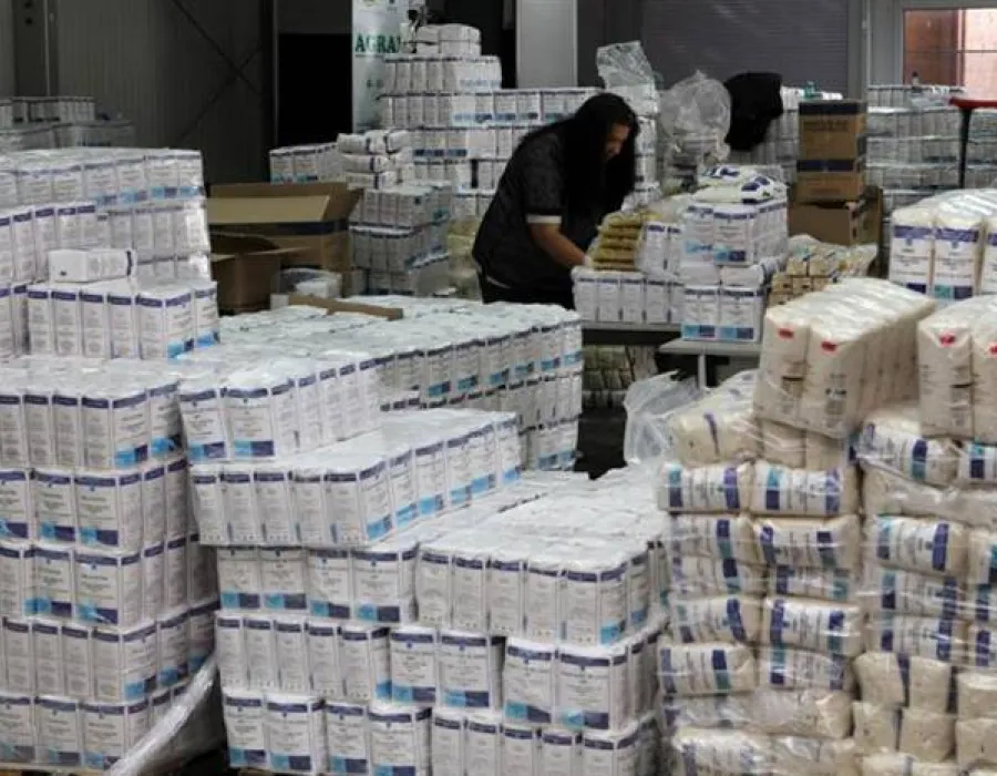 Foto 20 de localităţi gorjene nu a primit alimentele UE