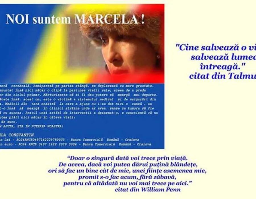 Foto Femeia care mobilizează românii- “Noi suntem Marcela!”