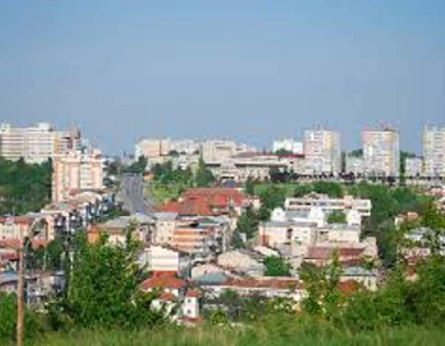 Foto Gazon, plante şi panouri solare pe acoperişul blocurilor