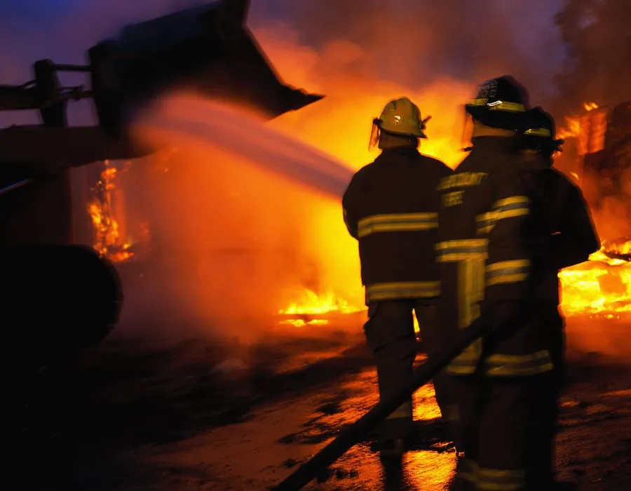 Foto VIDEO / Incendiu de proporţii într-un supermarket din Caracal