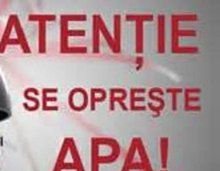 Foto Calea Bucureşti – 3 ore fără apă potabilă