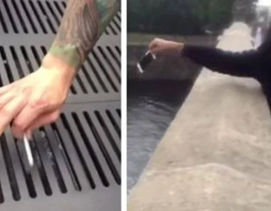 Foto VIDEO / Un nou trend face senzaţie pe internet. Tu ai face aşa ceva cu telefonul tău?