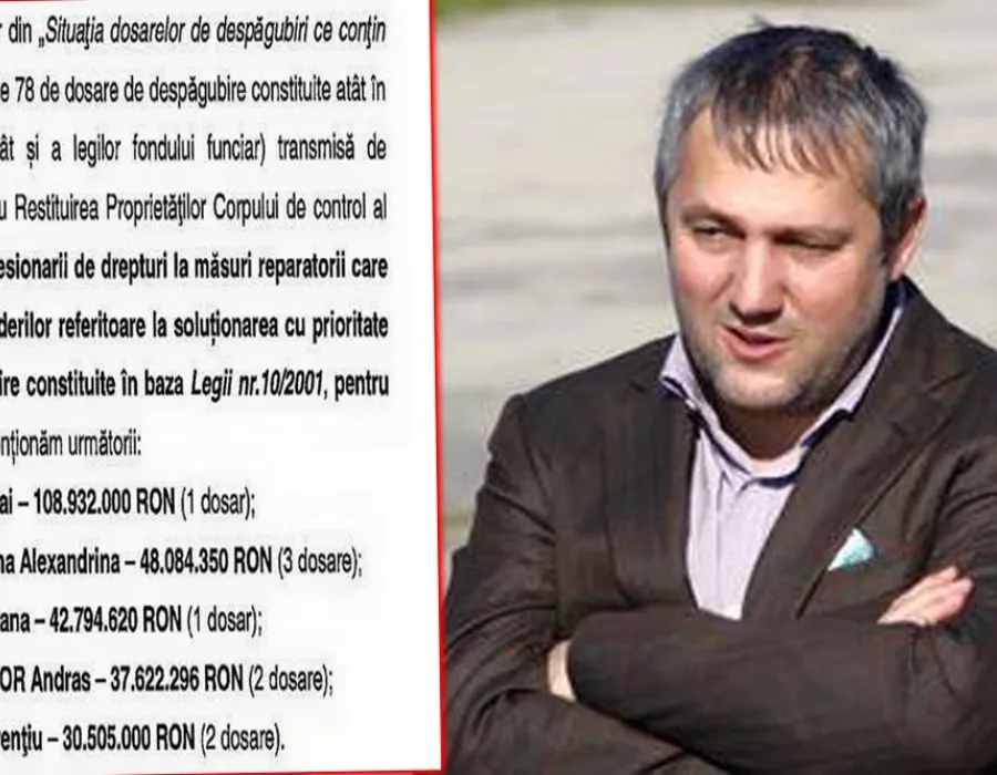 Foto SUMA TOTALA FURATA DE LA ANRP, DE ROTARU SI BRIGADA LUI, ESTE DE 267.938.266 DE LEI (peste 60 de milioane de euro) !!!