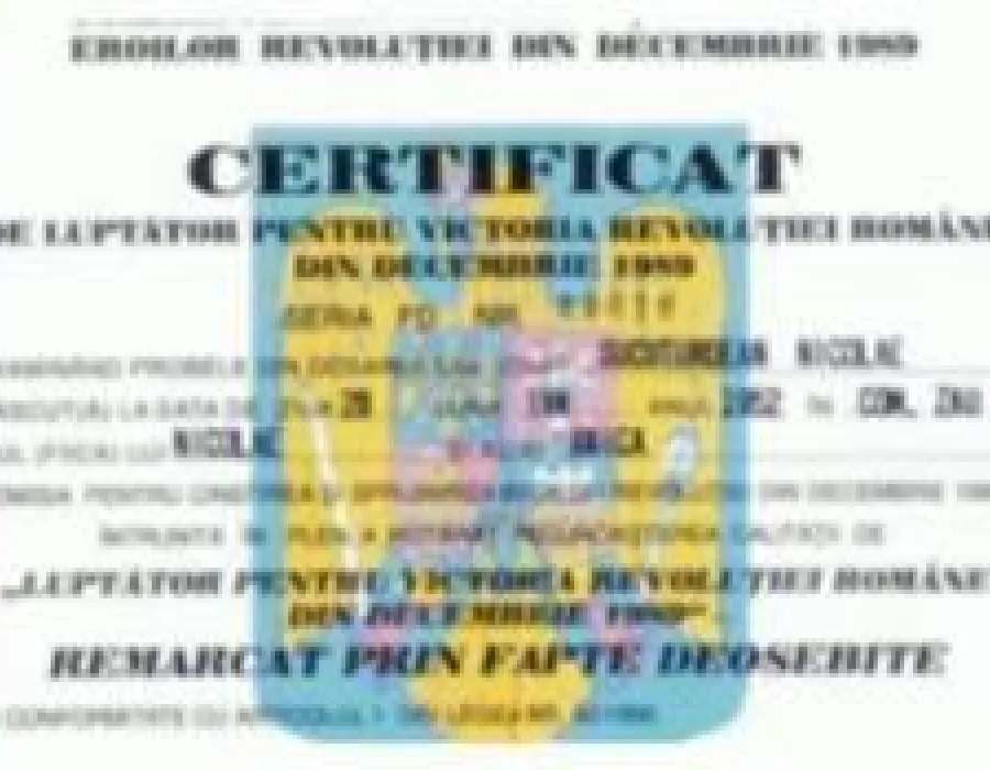 Foto Nereguli descoperite de Corpul de Control. Un bărbat a primit certificat de revoluționar, deși avea doar cinci ani în 1989 (VIDEO)