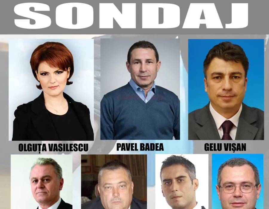 Foto Sondaj cu privire la intenţia de vot în Craiova