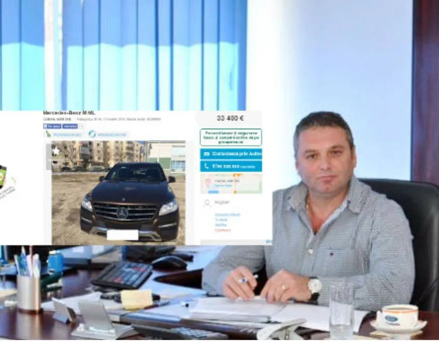 Foto Patronul de la Lactag a ajuns să-şi vândă Mercedesul