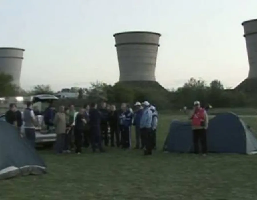 Foto VIDEO / MARŞUL MINERILOR. Ortacii au reuşit să parcurgă 100 de kilometri. O persoană a fost transportată la spital