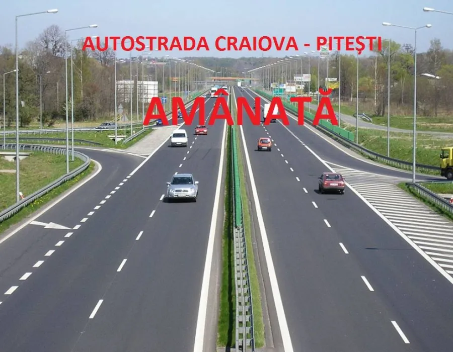 Foto Autostrada Craiova – Pitesti, amanata!