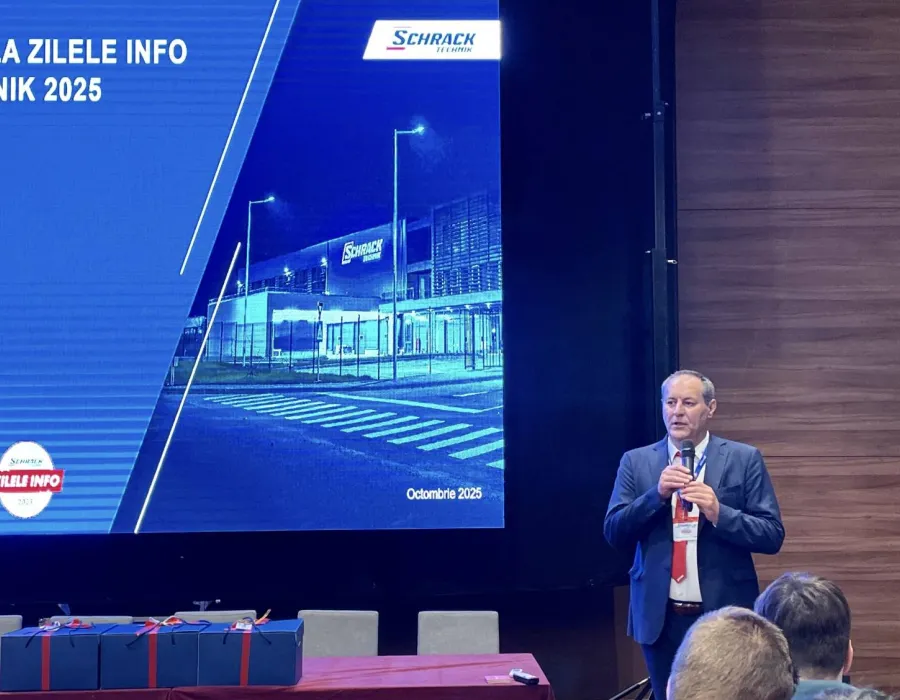 Foto Zilele Info Schrack Technik 2025 la Craiova – soluții electrice inteligente prezentate în premieră viitorilor ingineri, clienților și partenerilor