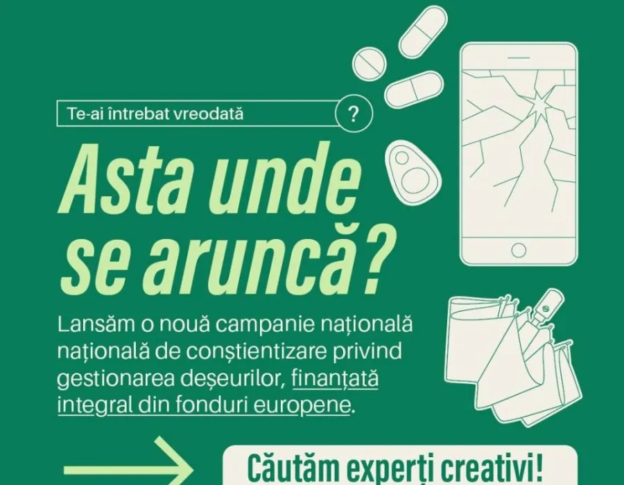 Foto MM: 19 milioane de lei pentru o amplă campanie națională de informare privind colectarea și gestionarea deșeurilor