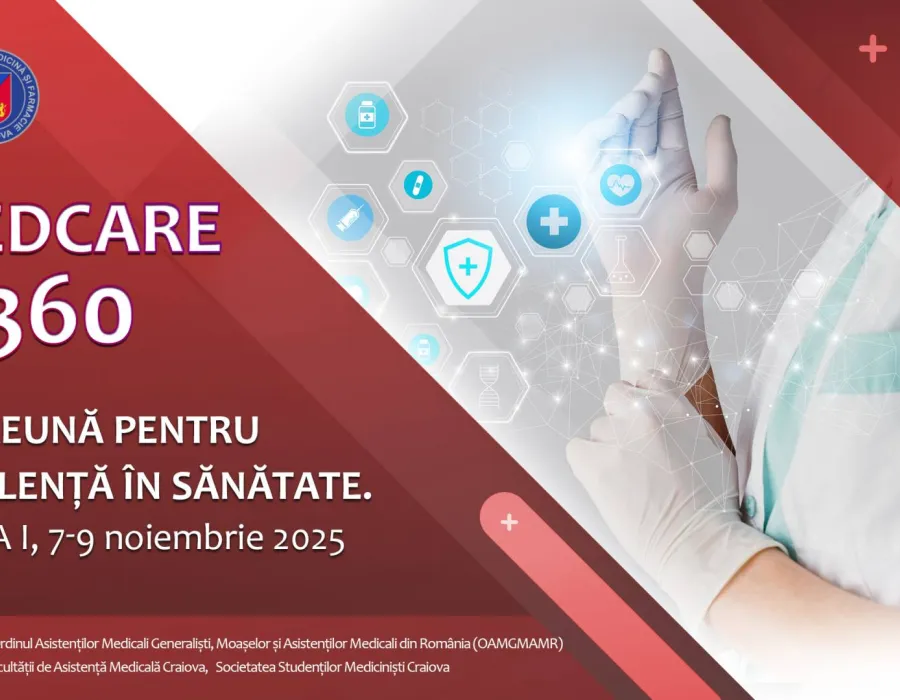 Foto Peste 150 de specialiști, alături de studenți și medici, la conferința MedCare 360