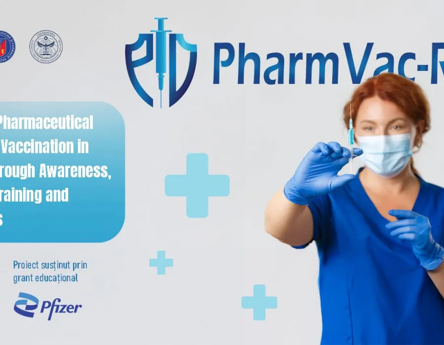Foto UMF Craiova și UMFST Târgu Mureș implementează proiectul PharmVac-RO privind vaccinarea în farmacii