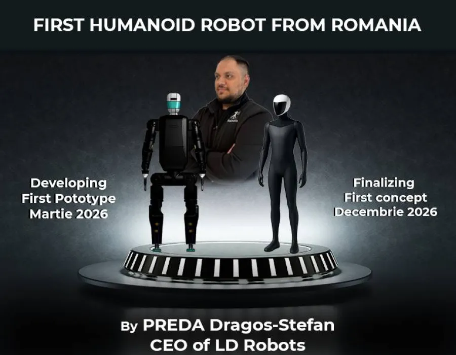 Foto INTERVIU: Roboții umanoizi nu mai sunt un experiment. Dragoș Preda despre utilitate și limite